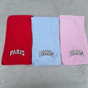 Paris Fleece Winter Scarfs - Set of 3